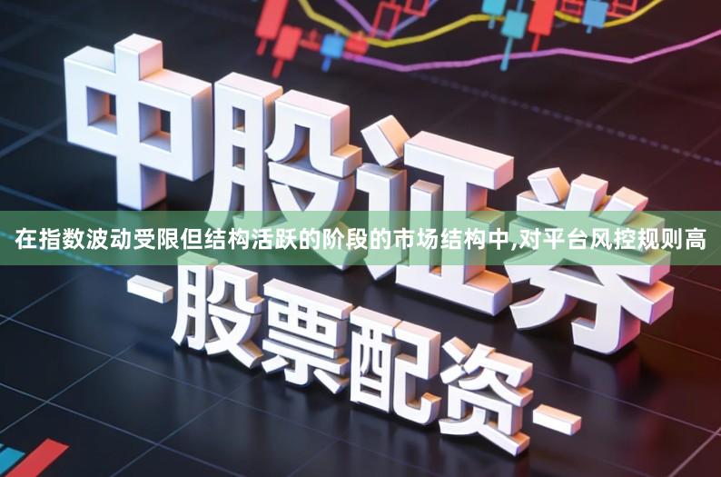 在指数波动受限但结构活跃的阶段的市场结构中,对平台风控规则高